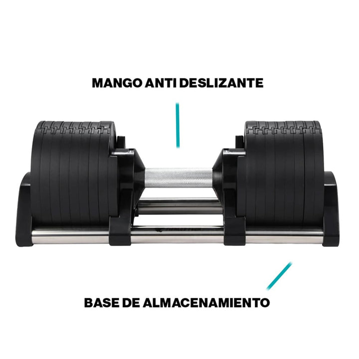 Mancuernas Ajustables 32kg - Características