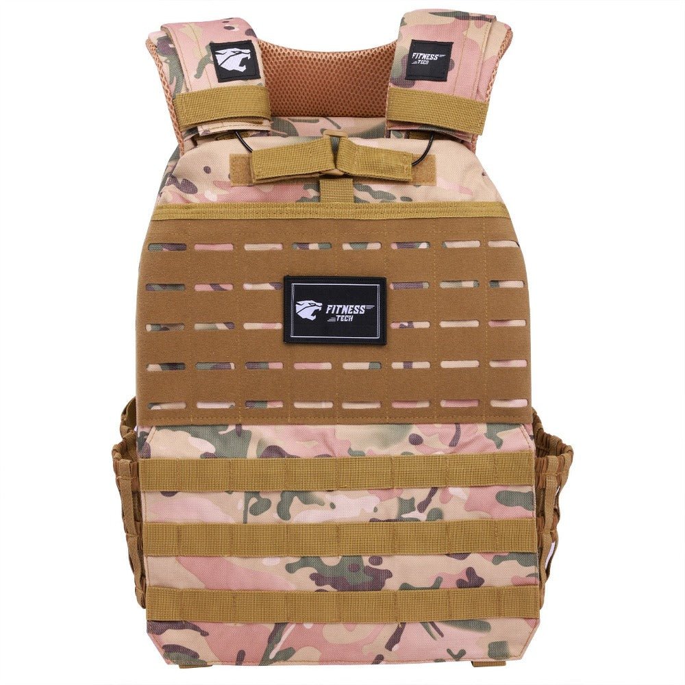 Chaleco Lastrado Peso con 8kg placas incluidas - Fitness Tech