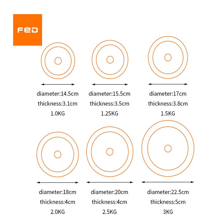 Juego de Mancuernas 6 en 1 Xiaomi-FED - Fitness Tech