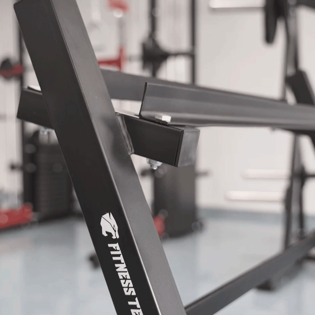 Set Mancuernero + Mancuernas Hexagonales 2,5kg a 22,5kg