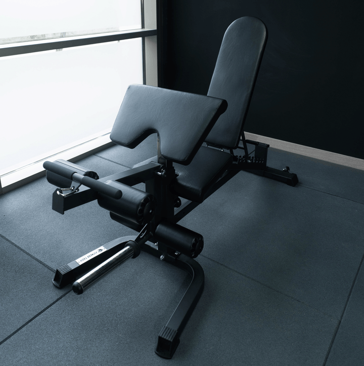 Banco ajustable con extensión de pierna