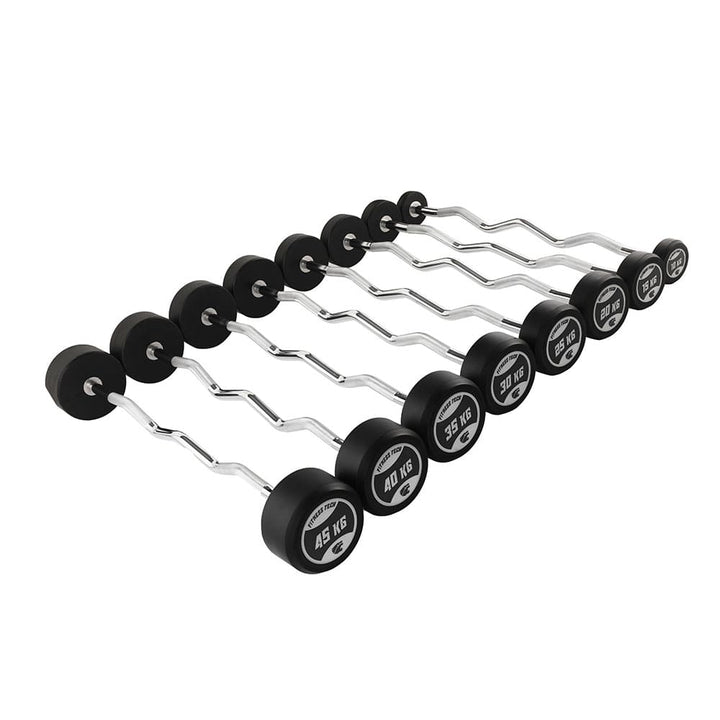 Barras montadas curvas (10 - 45 kg) - Set