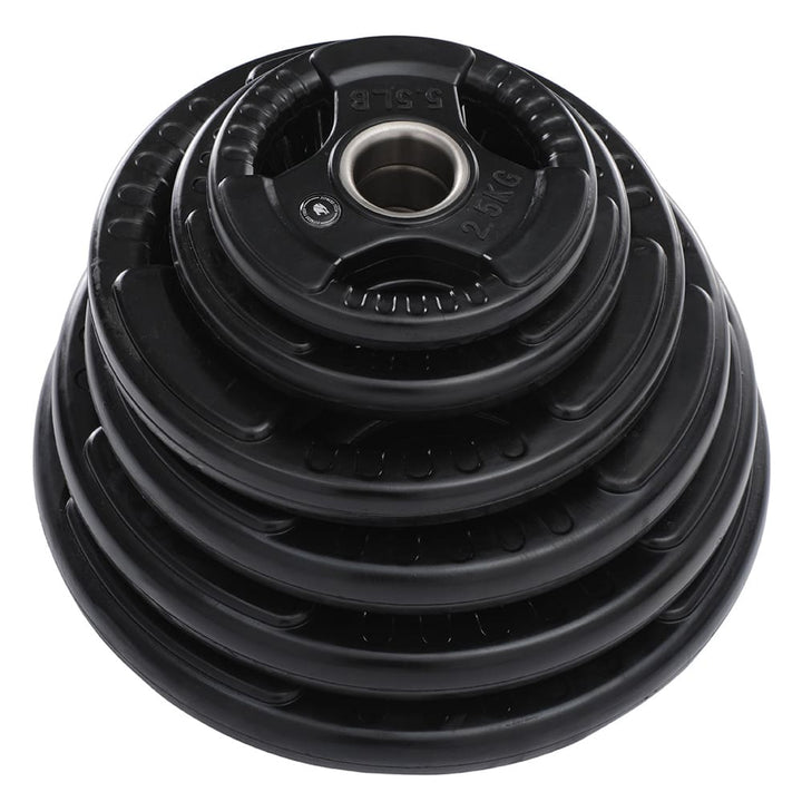 Set 105kg Discos Triple Agarre 50mm Profesionales