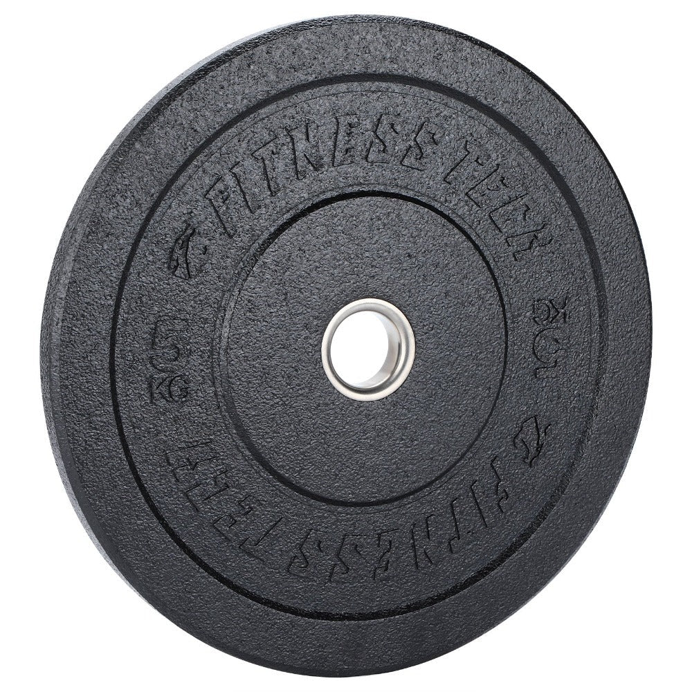 SET DE 150KG Discos Bumper Plate Alta Resistencia Hi Temp Black