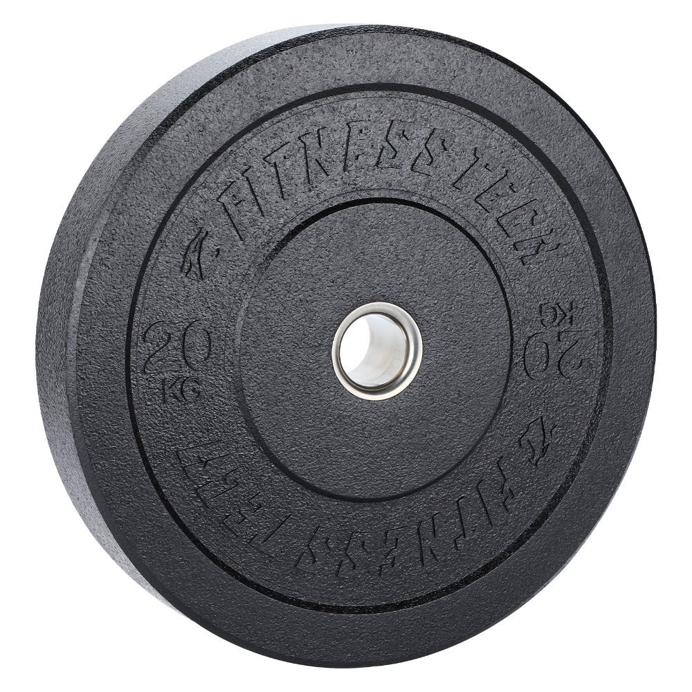 SET DE 150KG Discos Bumper Plate Alta Resistencia Hi Temp Black
