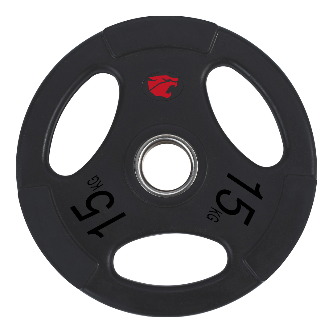 Set 105kg Discos de Goma 3 asas 50mm Profesionales