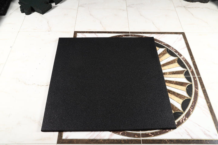Loseta Recta Caucho Gimnasio 100x100x2cm alta densidad - Fitness Tech