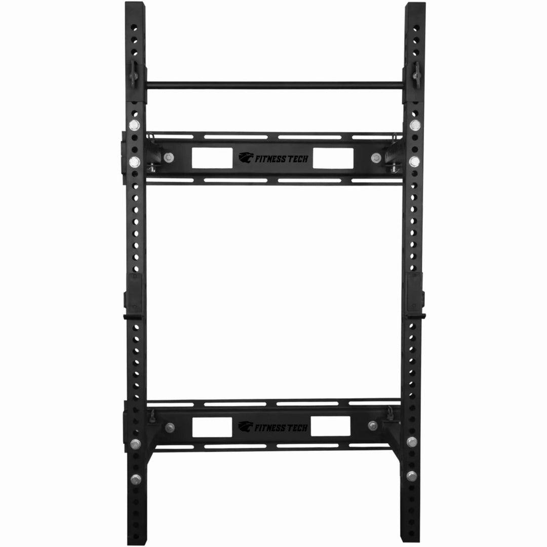 Rack de sentadillas de pared | Negro | Fitness Tech