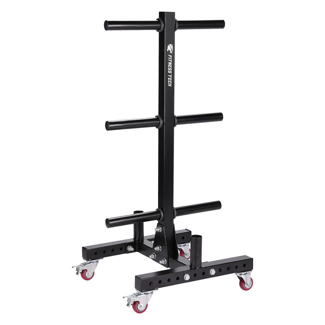 Rack de discos con ruedas | Fitness Tech