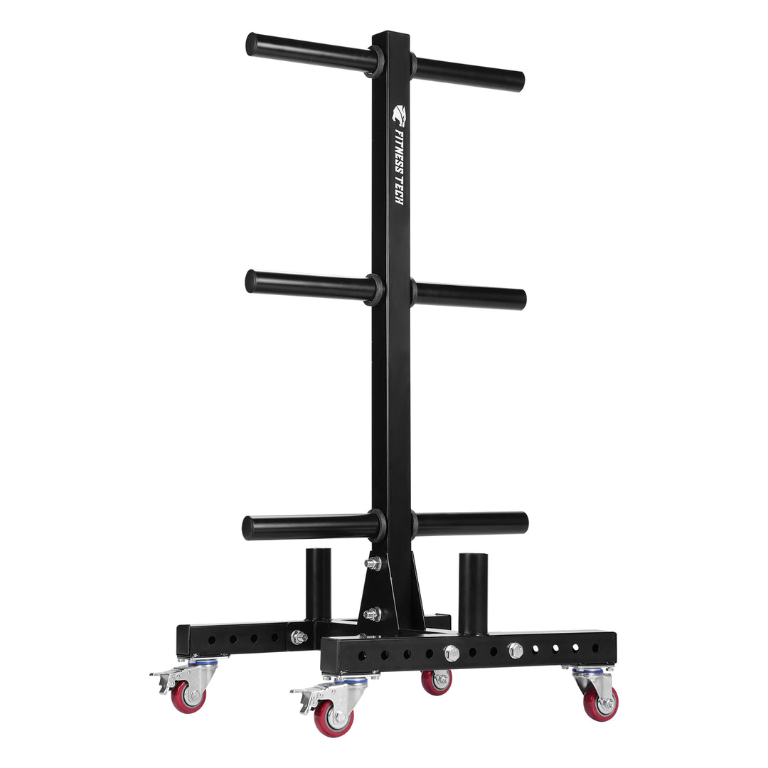 Rack de discos con ruedas | Fitness Tech
