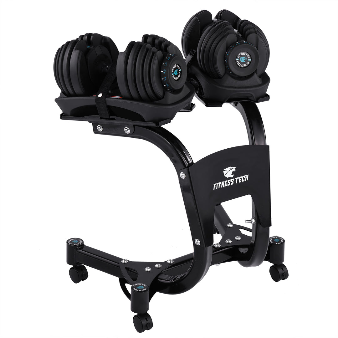 Soporte de mancuernas ajustables | Fitness Tech