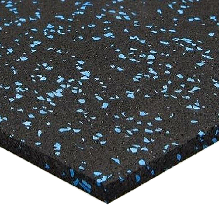 Loseta de Caucho Recta 100x100 cm Azul EPDM