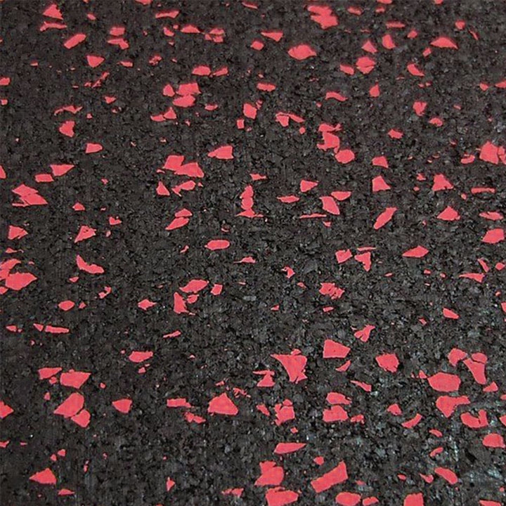 Loseta de Caucho Recta 100x100 cm Rojo EPDM - Zoom