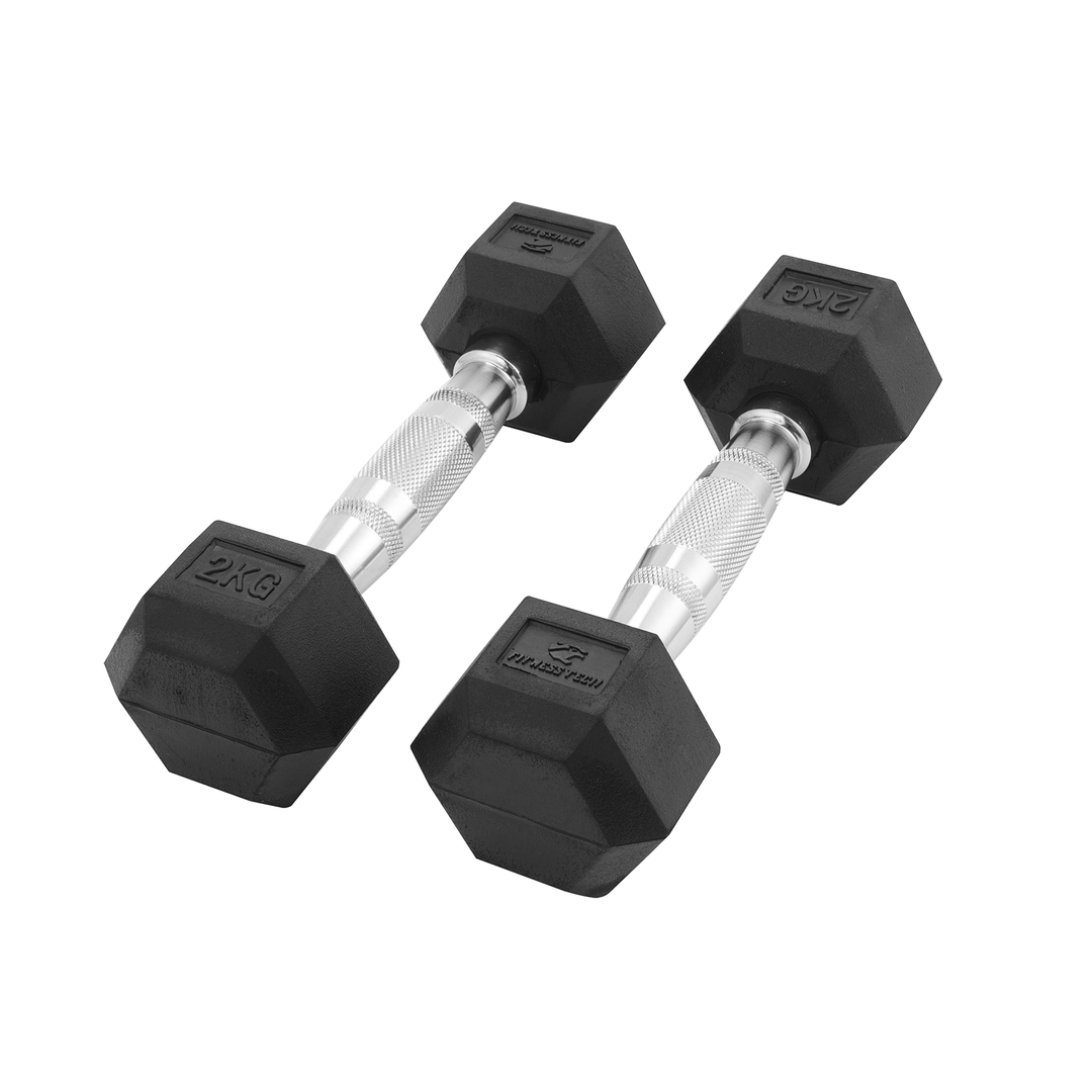 Mancuernas Hexagonales 1-9 Kg / Set 2 unidades (Reacondicionado)