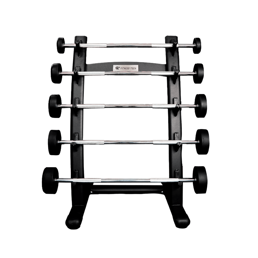 Set de Barras Montadas rectas con Rack | De 10 a 30 kg