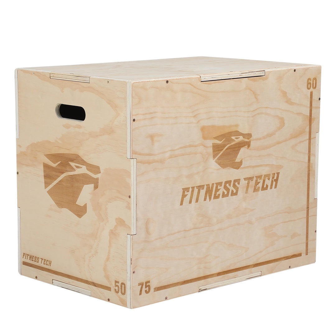 Cajón pliométrico de madera  | Fitness Tech